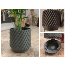 “Еко-Садиба: Настінні Кашпо для Створення Зеленого Оазису“ сірий