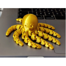 Рухома іграшка восьминіг сірий