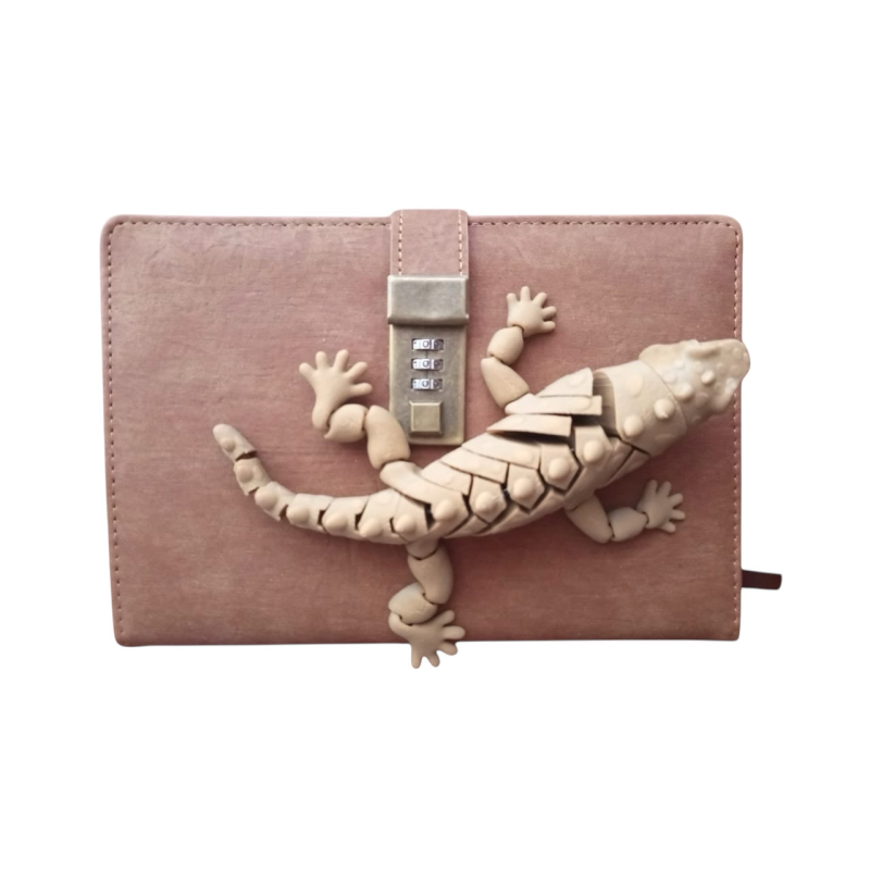 Рухома іграшка ігуана Інтерактивна 3D-друкувана іграшка жовтий