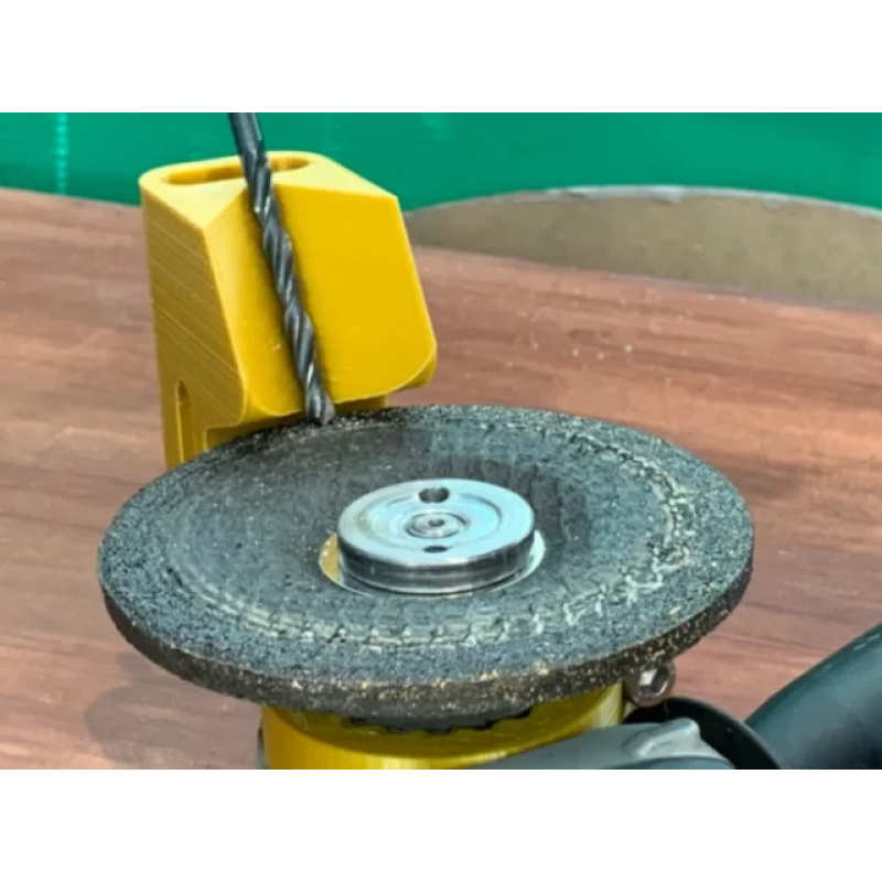 Насадка для заточування свердел на болгарку 125 мм   3D-друкований адаптер для свердел 2–13 мм