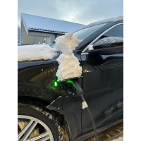 Захисний козирок для порту зарядки Audi e-tron (від снігу та дощу, 3D друк)