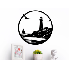 3D-друкована картина “Маяк серед морської безодні“